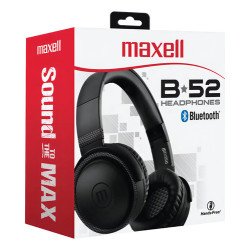 Audífonos Bluetooth Maxell Hp-btb52 Over-ear + Mic Negro
